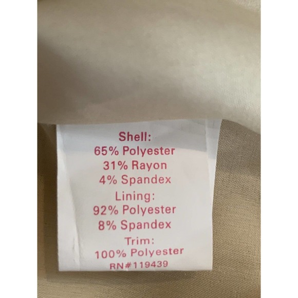 Julie Brown Women’s Sleeveless Faux Fur Trim Hem Cream Black Dress NEW Size 6 - Picture 4 of 12